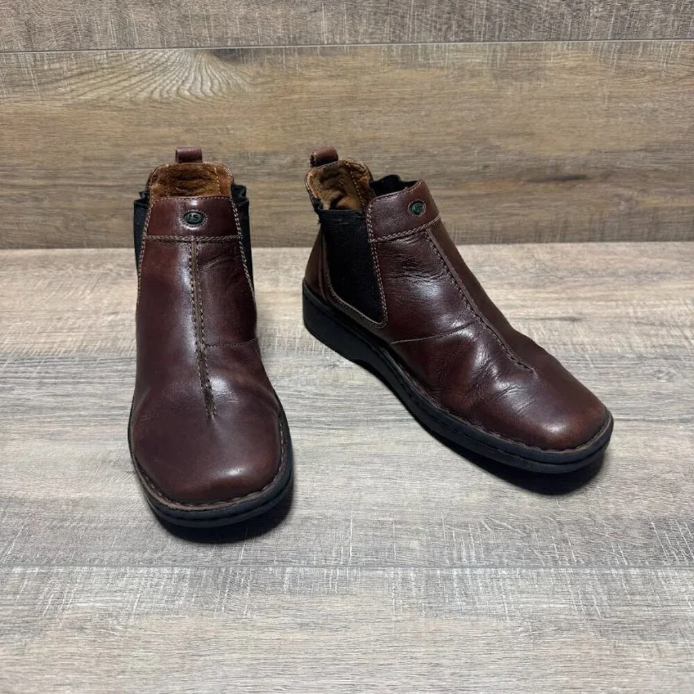 Josef Seibel Brown Leather Chelsea Boots Women's Size EU 40